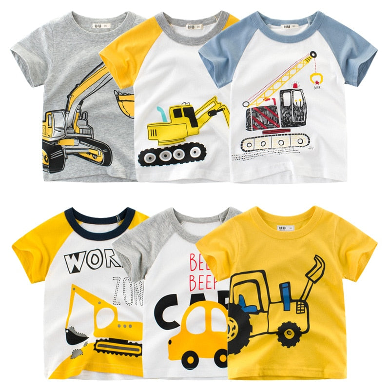 Boys Short Sleeve Cotton T-Shirt